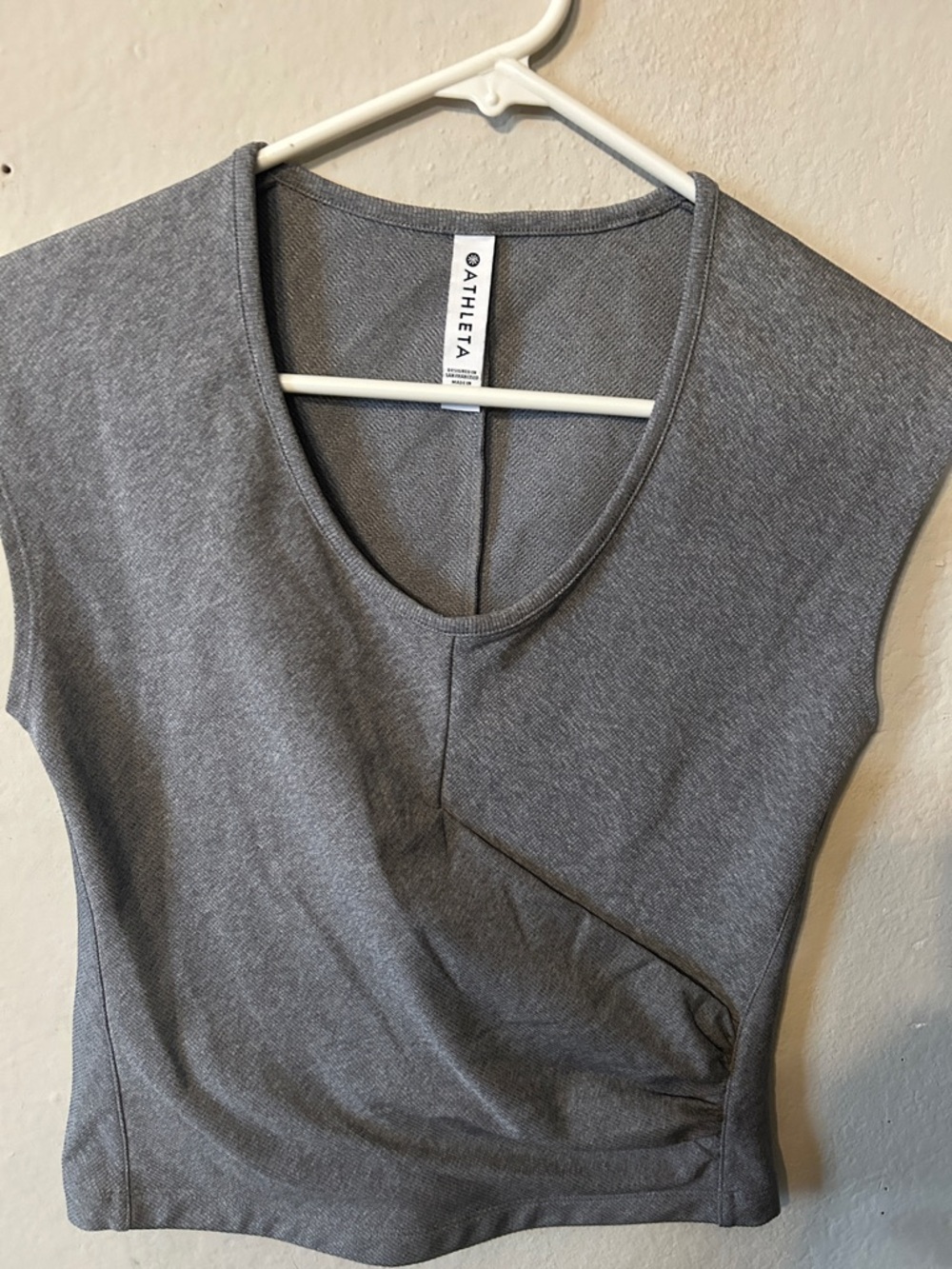 Athleta Charcoal Grey Sleeveless Performance Top